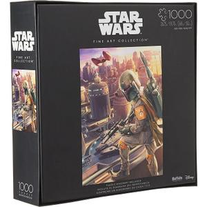 Buffalo Games - Star Wars - Boba Fett - 1000 Piece Jigsaw Puzzle For Adults -Challenging Puzzle Perfect for Game Nights - Finished Size is 26.75 x 19.75
