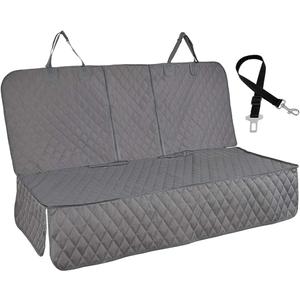 Honest Dog Car Seat Covers, Dog seat Cover with Side Flap for Cars, Trucks, and Suv's - Waterproof & Nonslip Pet Seat Cover for Backseat (Gray)