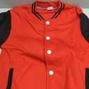Kids Baseball Jackets Boys Girls Team Uniform Varsity Jacket Everyday Casual School Cotton Classic Clothing (16 Years, Red)