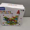 Marble Run Toy Motorized Elevator Marble Maze Kit with Perpetual Motion Machine, Building Block Educational Construction Game Playset STEM Learning Hand Eye Coordination Training Unlimited DIY