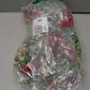 WILLBOND 8 Pieces 9.5" Mini Christmas Wreaths for Kitchen Cabinet Small Christmas Candle Rings Red Berries Wreath Pillar Candle Rings Xmas Hanging Garlands for Front Door Fireplace Window Decor