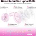 Ear Plugs for Hearing Protection, Ear Plugs for Sleeping Noise Reduction, 4 Sizes of Eartips Silicone Soft Reusable EarPlugs for Sleep Concert Noise Sensitivity with Case