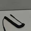 Android Auto Coiled USB C to USB C Cable 60W Black 1.4FT-6.6FT,Fast Charging Type C Cable with LED for iPhone 15/15 Pro/15 Plus/15 Pro Max,Samsung Galaxy S24/S23/A15,iPad Pro/Air,Google Pixel 8 Pro