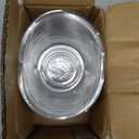 MECCANIXITY Plant Pot Saucer 5 Inch Plastic Round Flower Drip Tray for Indoor Outdoor, Clear Pack of 20 (12.7x8cm)