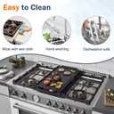 Stove Gap Covers Stainless Steel, 2Pack Retractable Stove Gap Filler (13.8"27.5" Length, 0.79" Width), Heat-Resistant Guard & Range Trim Kit Between Stove Top & Counter-Silver