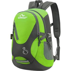 sunhiker Small Hiking Backpack Women Men 20L Lightweight Travel Backpack Daypack Casual Backpack For Cycling Outdoor Camping (Green)