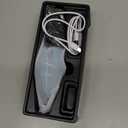 LUCKY TAIL Pet Nail Grinder for Dogs and Cats - Super Quiet and Low Vibration Electric Dog Nail Grinder with 2 LED Lights - USB Rechargeable and Cordless - 2 Speeds - Small to Large Pets - Teal