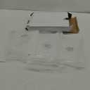 HBlife 6 Pack Closet Organizers and Storage, Clear Shelf Dividers, Vertical Purse Organizer for Closet Perfect for Sweater, Shirts, Handbags in Bedroom and Kitchen, Acrylic Bookshelf for Organization