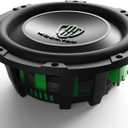DS-10 D4 Shallow Mount Car Subwoofer 10'' 1200W Max Power Dual 4 Ohm High Performance Subwoofer, Black, MB-DS104 (10'' Dual 4 Ohm)