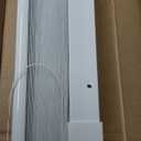 LazBlinds Cordless Cellular Shades, No Tools No Drill Blackout Honeycomb Shades Pleated Blinds for Windows, 45'' W x 48'' H, Silver White