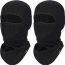 Balaclava Ski Mask Warm Face Mask for Cold Weather Winter Skiing Snowboarding Motorcycling Ice Fishing Men (Black & Black)