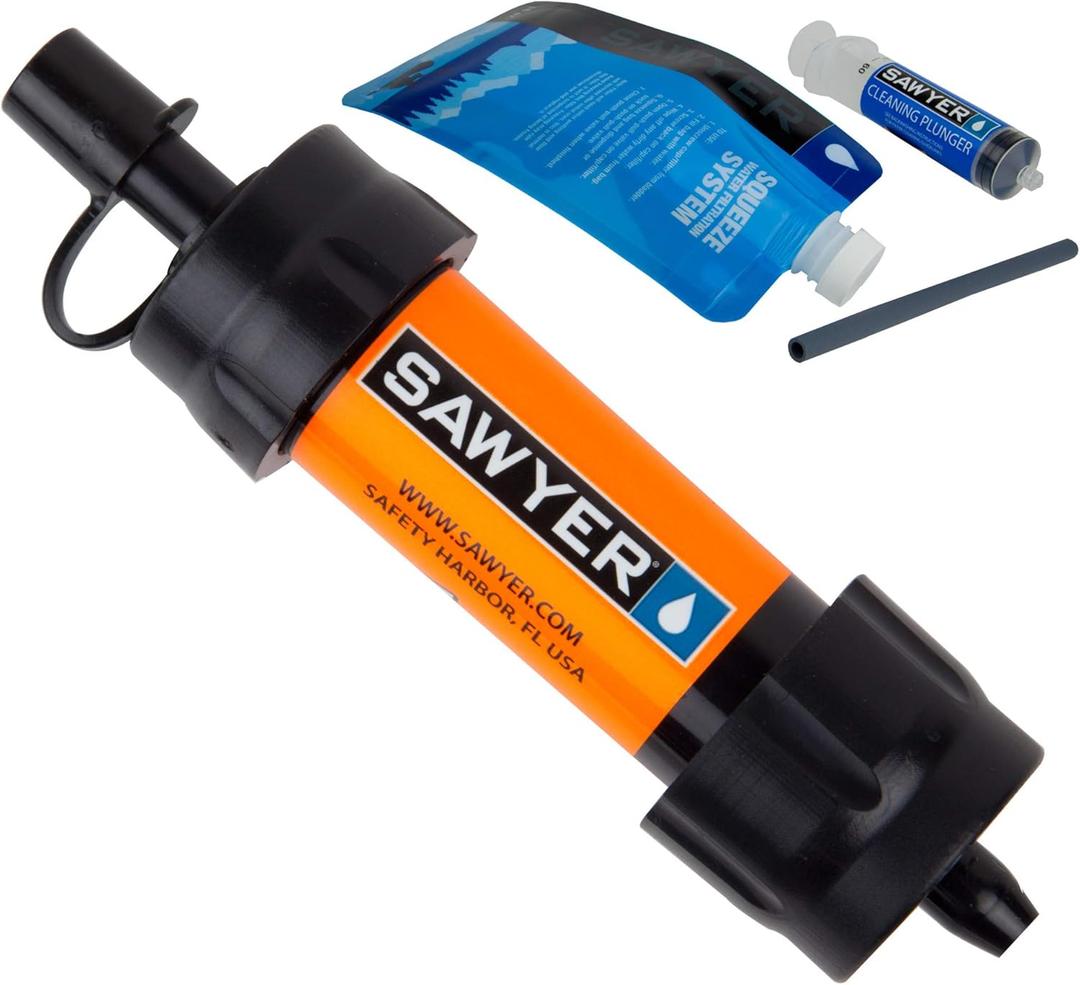 Sawyer Products Mini Water Filtration System (1-Pack, Orange)