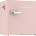 Frigidaire Coral EFR176- AMZ EFR176 Retro Mini Refrigerator-Energy Saving-Adjustable Thermostat Control-Side Mounted Bottle Opener-Ideal for for Dorm, Office, RV, Garage, Apartment 1.6 Cubic Feet