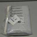 H.VERSAILTEX 100% Blackout Curtains for Bedroom Thermal Insulated Linen Textured Curtains Heat and Full Light Blocking Drapes Living Room Curtains 2 Panel Sets, Glacier Gray, 42x84 Inch