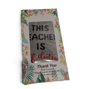 If You Can Read This This Socks For Women Teacher Off Duty Gift Socks