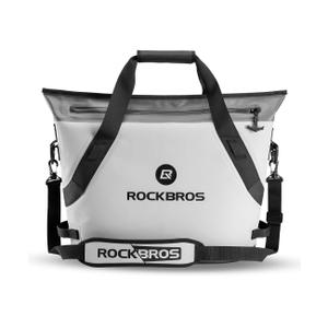ROCKBROS Soft Cooler Insulated Leak Proof Cooler Bag Portable 36 Can Large Soft Sided Coolers Waterproof Insulated Pack Cooler for Travel, Beach, Camping, Picnic, Lunch, Fishing, Floating, Party