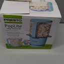 Presto 04811 PopLite My Munch Hot Air Popcorn Popper - Personal Sized, Built-In Serving Bowl, Compact Design, 8 Cups, Blue