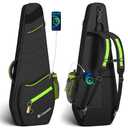 CAHAYA Guitar Bag Electric Case - 0.47in Thick Padding 5 Pockets Electric Guitar Gig Bag with Back Hanger Loop Electric Backpack with Adjustable Shoulder Strap Compatible with ST LP TELE
