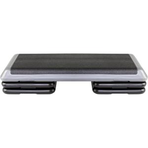 The Original STEP Exercise Step Platform, Health Club Size Stepper for Exercise at Home with 4 Stackable Risers for Height Adjustments, No DVD