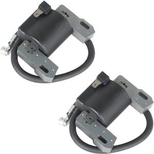 2Pcs Ignition Coil Pack 691060 Replacement for V-Twin 18-22HP Engine 592846 799651 499447 843931 499447 401577 403677 405777 406777 407577 407677 4025A7 4035A7