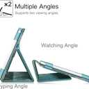 Fintie Folio Case for Samsung Galaxy Tab E 9.6 2015 (Model SM-T560/T561/T565/T567), Slim Fit Premium Vegan Leather Cover, Blossom