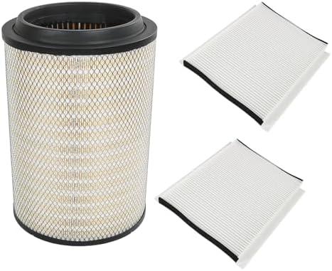 Engine & 2 Air Filters P606720 P606555 Compatible with Volvo VNL 780 760 860 670 630, VN 780 670, VH VHD VNM D12 D13 D16 Replaces RS4642 LAF9201 AF26405 CAF24000 49084 20411815