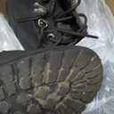 ANJOUFEMME Men's Waterproof Hiking Boots - Lightweight Ankle Support, Slip-Resistant Trail Shoes for Outdoor Trekking, BLACK-9.5