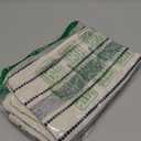 Decorative Boho Lumbar Throw Pillow Covers, Farmhouse Textured Pillow Case, 12 x 20 Inch Set of 2, Chair Sofa Bedroom Living Room Decor Couch Cushion Case, Navy Blue and Beige