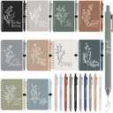 Tenceur 10 Set Teacher Appreciation Gifts Bulk Nurse Appreciation Gifts Inspirational Notebook Pen for Office Staff Teacher Volunteer Team Graduation Vet Assistant (Classic Color)