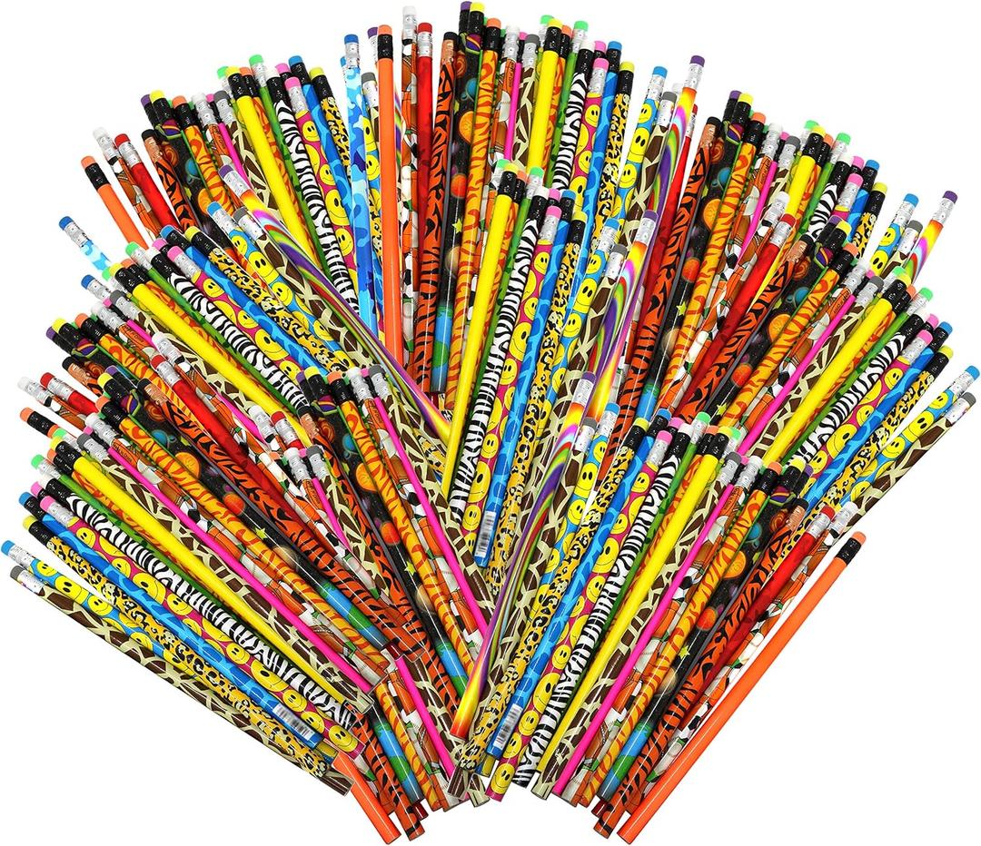 Pencil Assortment For Kids Prizes And Exciting School Supplies - Set of Colored Pencils