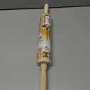 Embossed Wooden Rolling Pin, Natural Wood with Carved Snowflake, Elk, and Tree Patterns. Ideal for New Year and Valentine's Day Baking Embossed Cookies and Gift for Kids and Adults for Christmas (Elk pattern 16.9 inch)