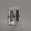 BESTTEN 2 Pack 4-Way Decorator Wall Light Switch with Wallplate, 15A 120/277V, On/Off Paddle Rocker Interrupter, Self-Grounding, UL Listed, White