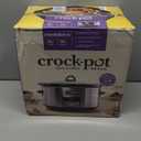 Crock-Pot Large 8-Quart Programmable Slow Cooker with Auto Warm Setting Black Stainless Steel