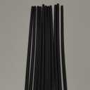 Simple Modern Plastic Reusable Straws | BPA Free and Waste Reducing Straw for Tumblers and Travel Mugs | Classic Collection | 12 Pack | Midnight Black