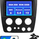 2+32G Android 12 Double Din Car Stereo for Hummer H3 2005-2010 with 9 Inch Touchscreen Radio Built-in Wireless Carplay/Android Auto/GPS/Bluetooth/FM/AUX-in/Steering Wheel Controls/Backup Camera