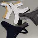 ELACUCOS 6 Pack Women's Thongs Cotton Breathable Panties Bikini Underwear
2K+ bought in past month 12 pack M
