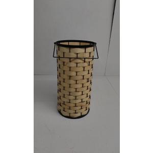 Fred Mayer Wicker Rattan Basket on Metal Frame 15"x7,5"