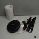 Upgraded Dimmable Floor Lamp for Living Room,1000 Lumens Bulb Included, Modern Floor Lamps Simple Design with Linen Shade, Tall Standing Lamp for Bedroom Office Dining Room, Black Pole Lamp