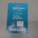 Samsung EVO Select microSDMemory Card + Adapter, 256GB microSDXC, Up-to 160 MB/s, 4K UHD, UHS-I, C10, U3, V30, A2, for Mobile Phone, Smartphones, Nintendo-Switch, and Tablets (MB-ME256SA/AM)