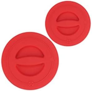 2 Pack Silicone Replacement Lids, Respectively Fits Pyrex Tempered Glass Liquid Measuring Cups, Reusable & Food-grade Silicone, Dishwasher & Microwave Safe