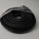 Rubber D Shape Door Seal Strip 1" RV Slide Out Seal Self Adhesive EPDM Rubber Heavy Duty Automotive Weather Stripping for Fill Gaps Apply to Car Truck RV Boat Home Application (42 Feet)