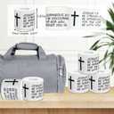 2Pcs Christian Cross Athletic Sports Wrap Tape 2in x 23ft Jesus Cotton Zinc Oxied White Wrist Tape for Tennis Baseball Soccer Boxing, Christian Gifts for Men Women