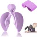 Tinrief Thigh Exerciser Kegel Exerciser, Pelvic Floor Trainer, Kegel Trainer for Postpartum Rehabilitation, Trimmer Inner Thigh, Thigh Toner Workout, (35 LB, PURPLE)