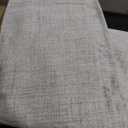 Full Blackout Window Curtains 84 inches Long, Faux Linen Look Thermal Insulated Grommet Drapes Panels for Bedroom Living Room, Set of 2 (52 x 84 inches, Light Beige)