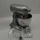 KitchenAid Artisan Series 5 Quart Tilt Head Stand Mixer with Pouring Shield KSM150PS, Contour Silver