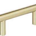 Amerock Bar Pulls 2-1/2 (64 mm) Center-to-Center Golden Champagne Cabinet Pull - 10 Pack