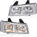 Headlights w/Bulbs Fit Chevy Express 1500 2003-2014/2500 3500 2003-2021