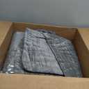 HoneiLife Velvet Quilt Sets King - Lightweight Bedspreads 3-Pieces, Stripe Coverlets Rustic Bed Cover King Quilt Bedding Sets for All Season Use, Grey (King-106" x 96")