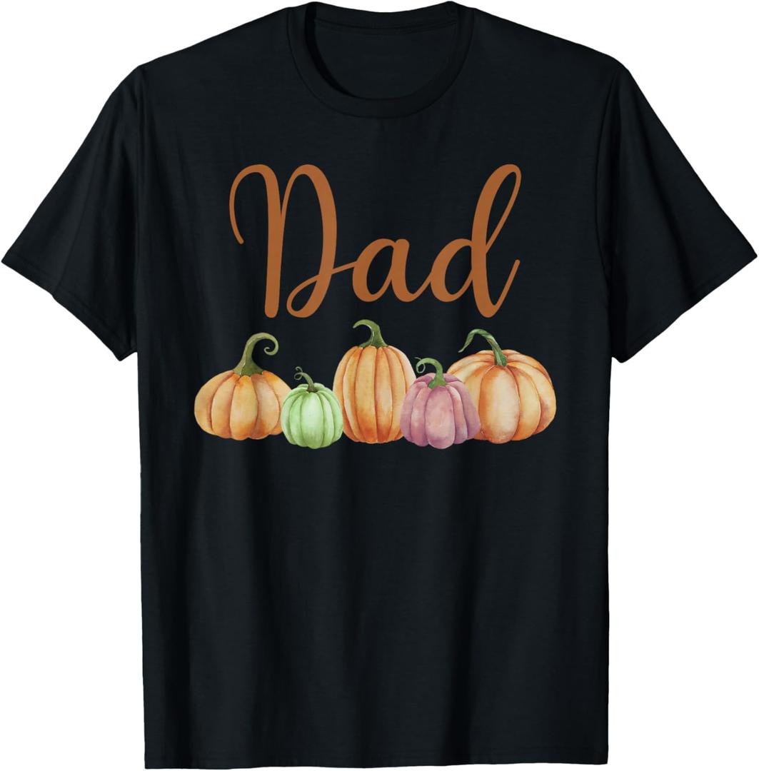 Dad of Little Pumpkin First Birthday Autumn Pumpkin T-Shirt, L