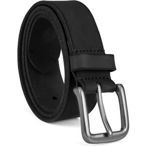 Timberland Men's Classic Leather Jean Belt (34, Black)